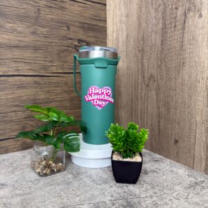 22.แก้วสแตนเลส เก็บร้อน-เย็น หูหิ้วยาง ขนาด 24 ออนซ์