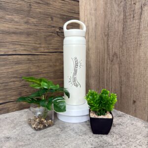 03.กระบอกน้ำสแตนเลสเก็บอุณหภูมิ ฝาหูหิ้ว ขนาด 16.9 ออนซ์