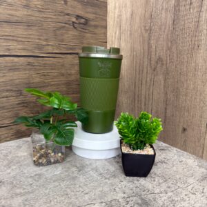 15.แก้วสแตนเลส เก็บร้อน-เย็น รุ่นยาง ขนาด 15 ออนซ์