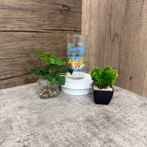 06.แก้วใส ทรงเหลี่ยม 12 ออนซ์