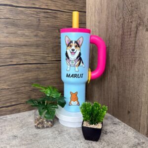 08.แก้วสแตนเลส เก็บร้อน-เย็น หูจับ ขนาด 36 ออนซ์