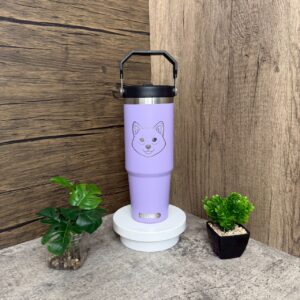 06.แก้วสแตนเลส เก็บร้อน-เย็น แบบหูหิ้ว ขนาด 30 ออนซ์